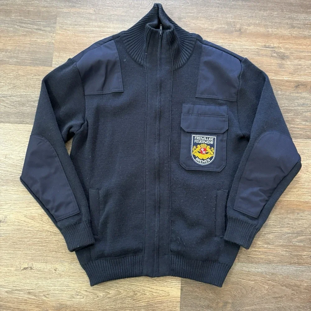 Freiwillige Feuerwehr Bremen‎ VTG Style Commando Sweater Jacket Sz 48 Germany